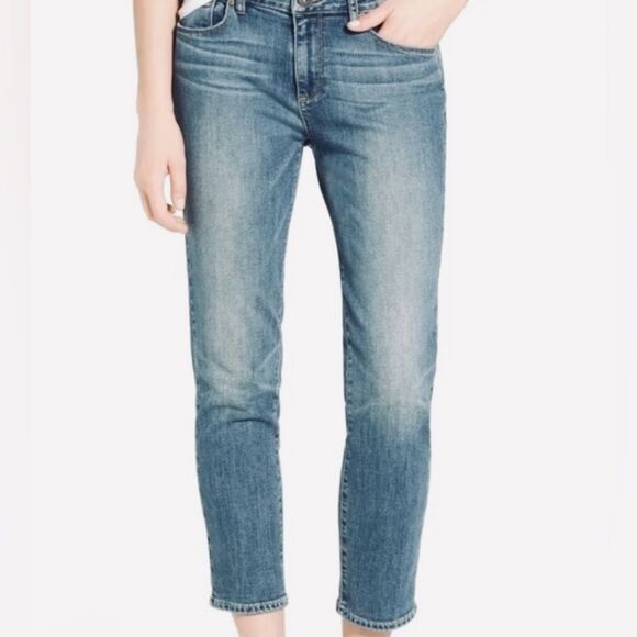 Paige Women’s size 27 Jimmy Jimmy Stretch Crop Jeans - Picture 1 of 12